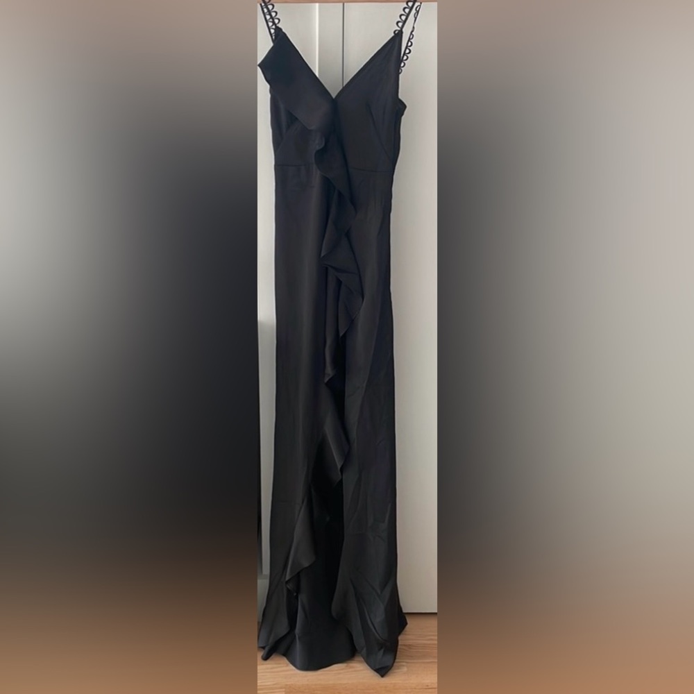 For love and lemons black gown dress xs